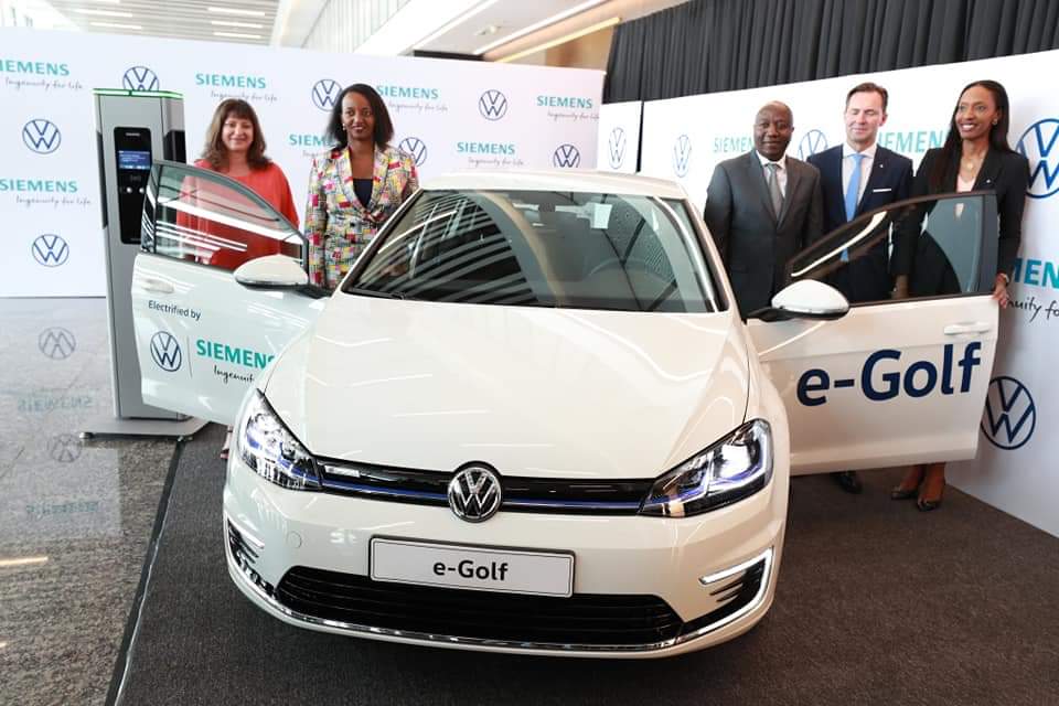 Rwanda: Official Launch of the first electric car e  Golf